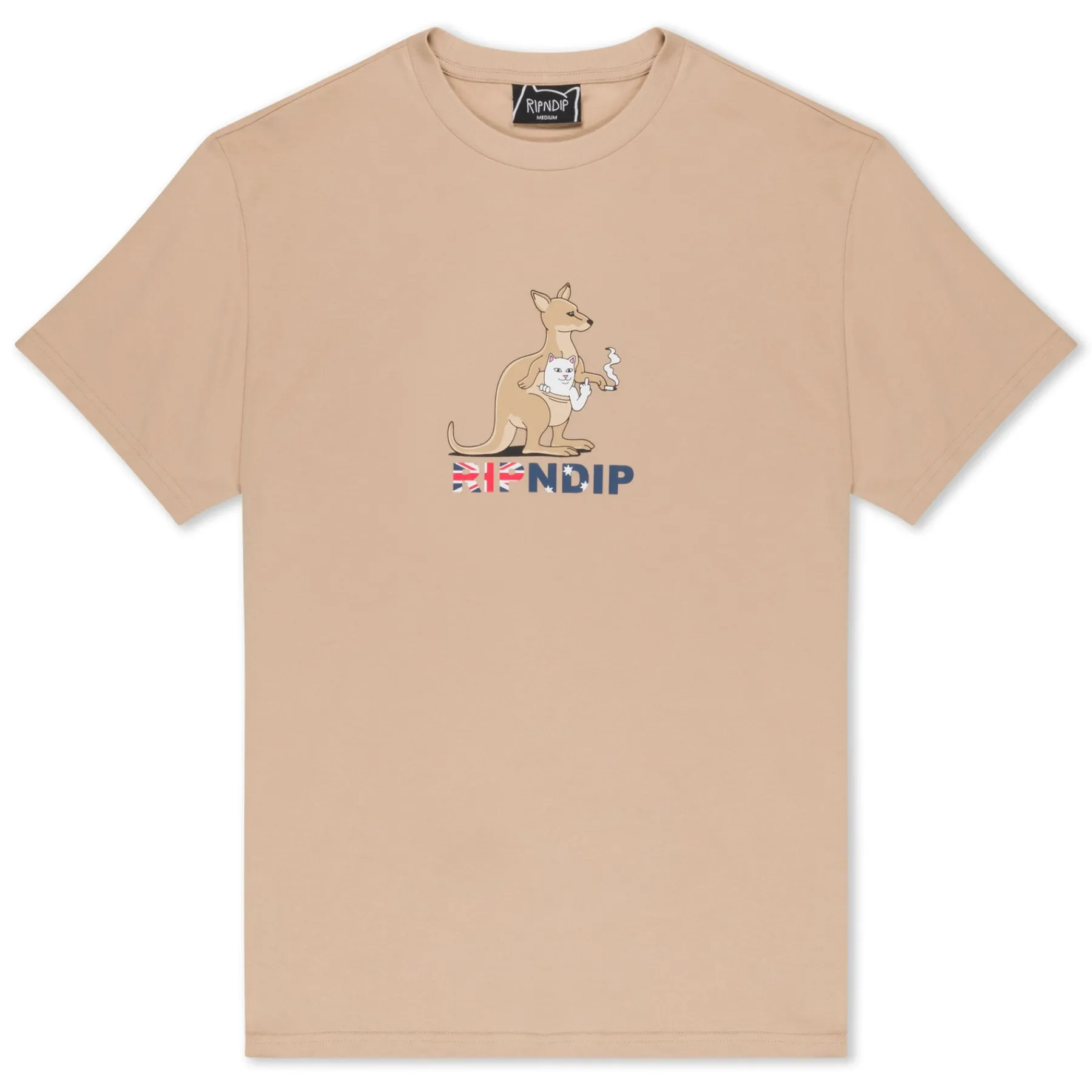 Ripndip Short Sleeve Tees|Stocking Stuffers<Joey Nerm Tee (Almond)