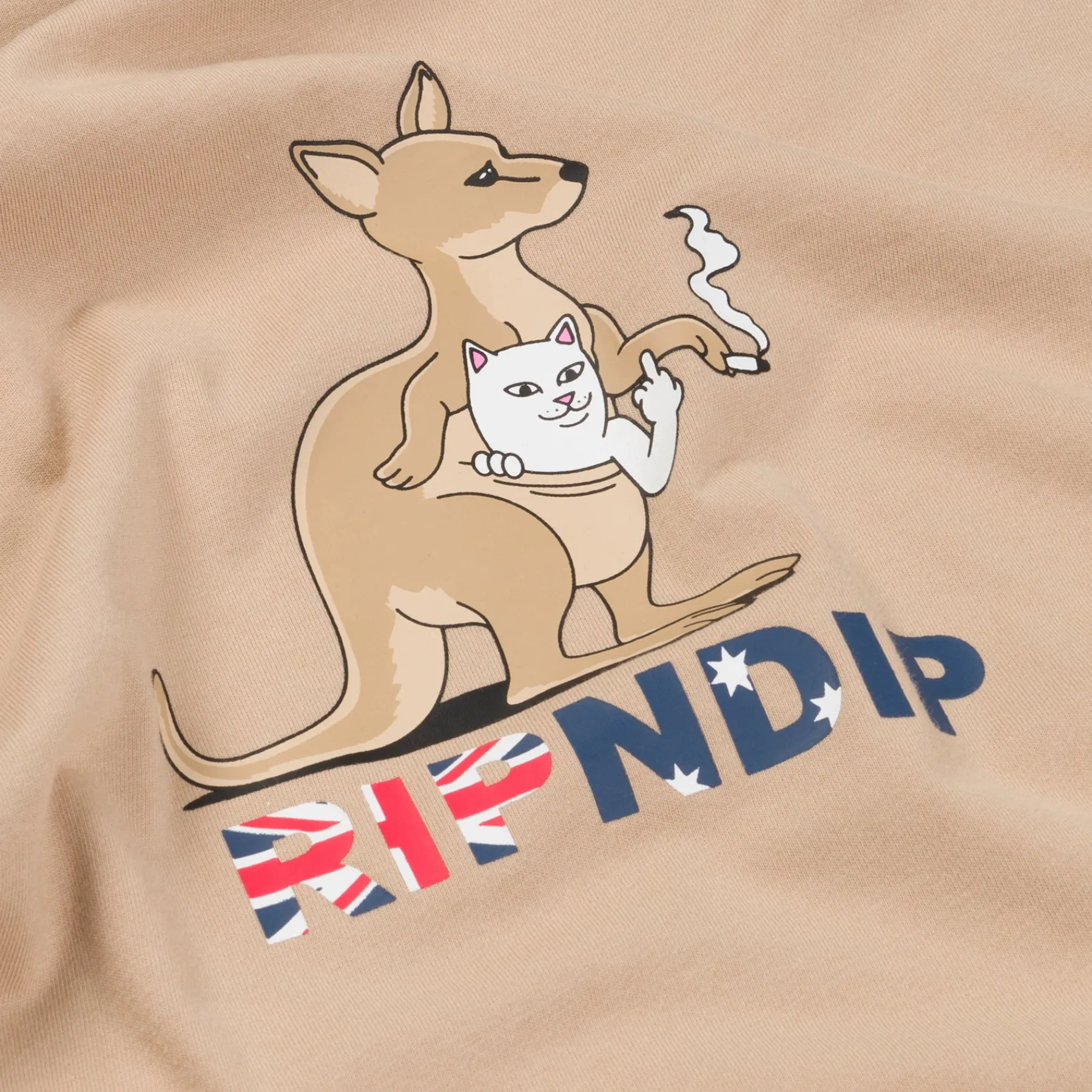 Ripndip Short Sleeve Tees|Stocking Stuffers<Joey Nerm Tee (Almond)