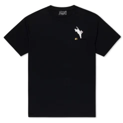 Ripndip Short Sleeve Tees<Jumpin In Pocket Tee (Black)