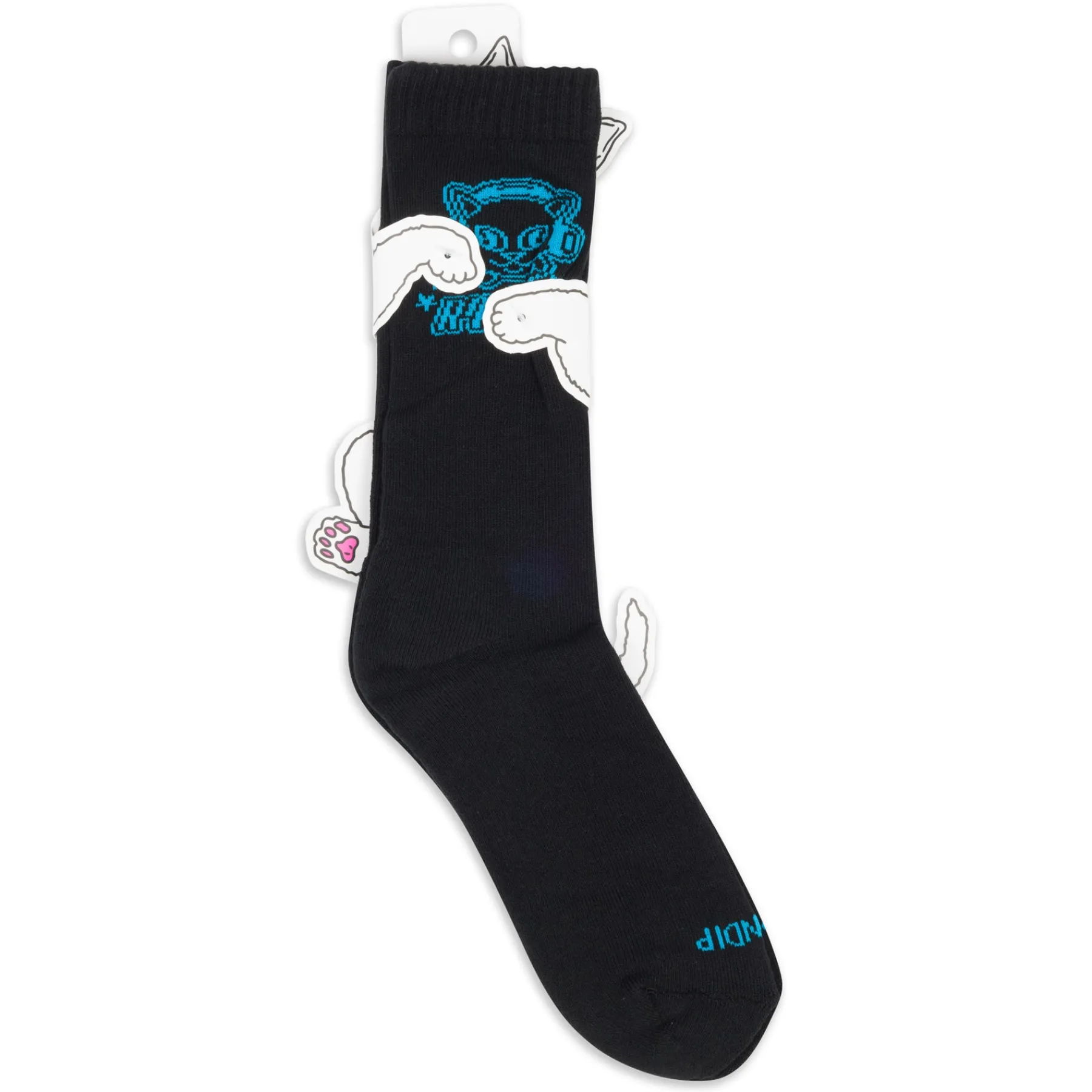 Ripndip Socks|Stocking Stuffers<Kawaii Nerm Socks (Black)