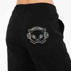 Ripndip Pants<Kawaii Nerm Wide Leg Pants (Black)