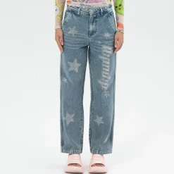 Ripndip Pants|Womens<Kawaii Nerm Womens Wide Leg Pants (Medium Wash)