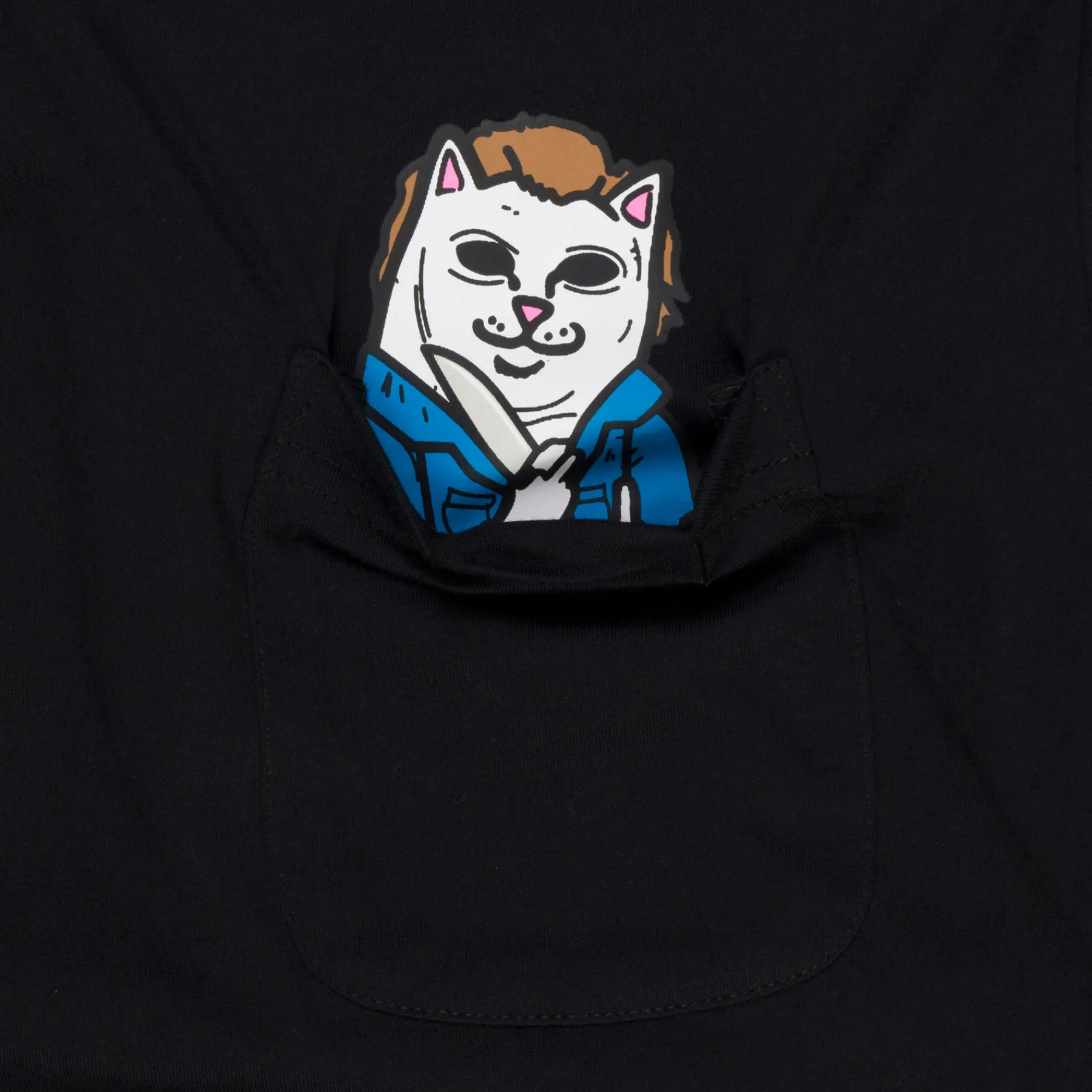 Ripndip Short Sleeve Tees|Stocking Stuffers<Killer Nerm Pocket Tee (Black)