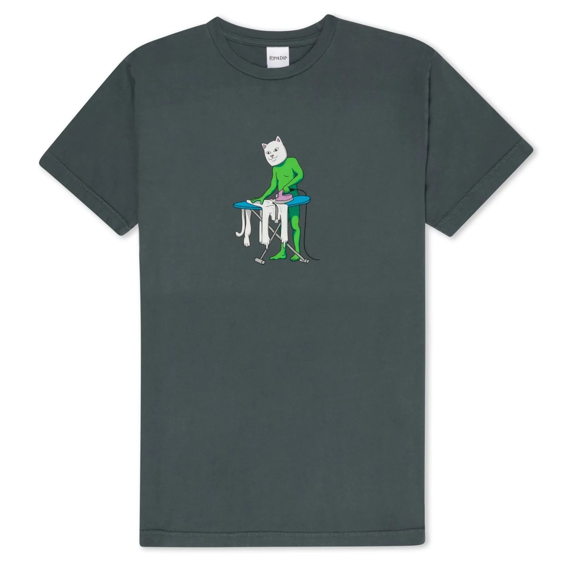 Ripndip Short Sleeve Tees<Laundry Day Tee (Charcoal)