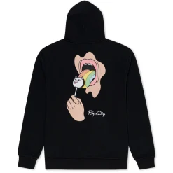 Ripndip Hoodies / Crewnecks<Lick Me Hoodie (Black) 14.7oz