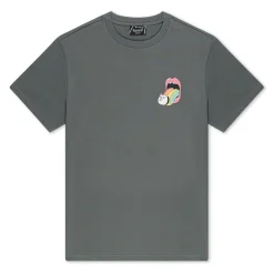 Ripndip Short Sleeve Tees<Lick Me Tee (Charcoal) 7.5oz