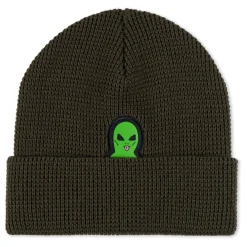 Ripndip Beanies|Stocking Stuffers<Lord Alien Beanie (Dark Olive)