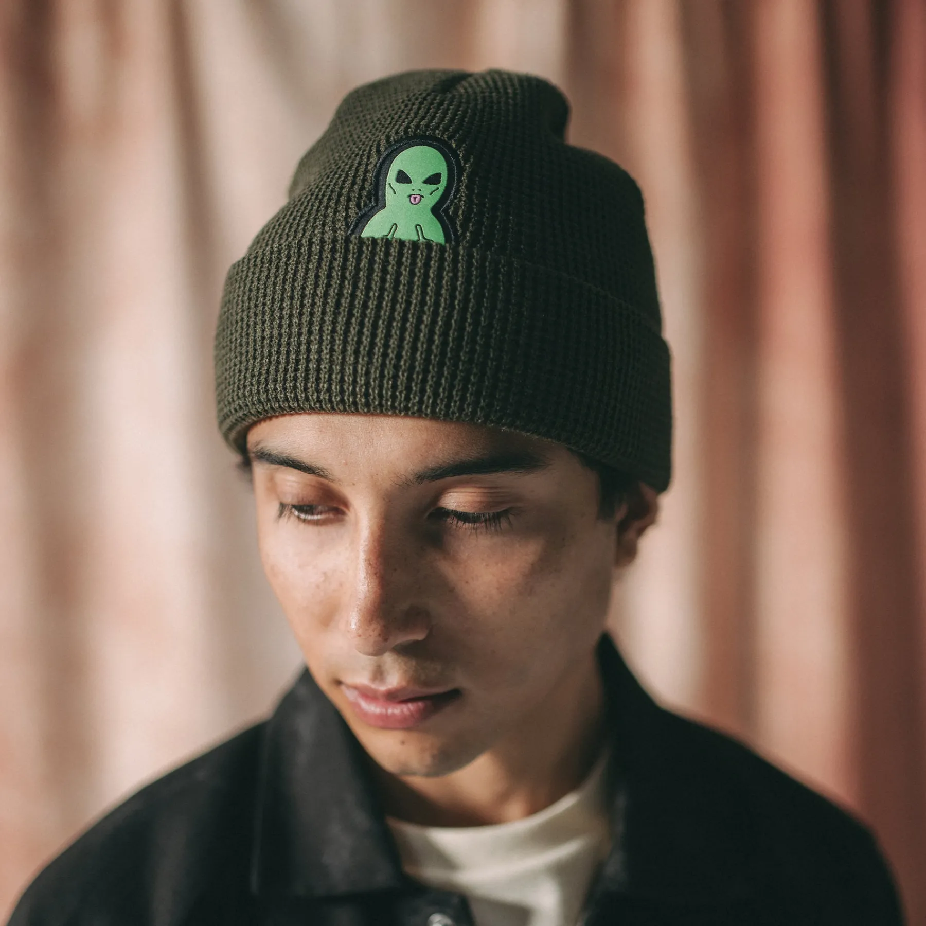 Ripndip Beanies|Stocking Stuffers<Lord Alien Beanie (Dark Olive)