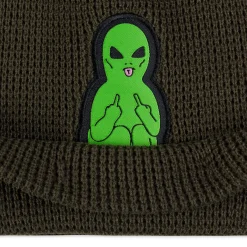 Ripndip Beanies|Stocking Stuffers<Lord Alien Beanie (Dark Olive)