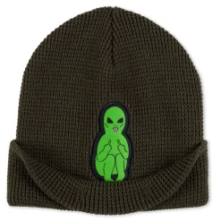 Ripndip Beanies|Stocking Stuffers<Lord Alien Beanie (Dark Olive)