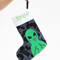 Ripndip Home Goods<Lord Alien Christmas Stocking  (Black)