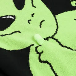 Ripndip Knits / Sweaters|Christmas Items<Lord Alien Flippy Knitty Sweater (Black)