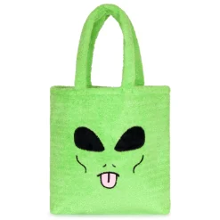 Ripndip Totes<Lord Alien Fluffy Tote  (Green)
