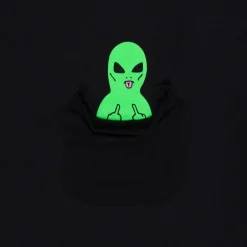 Ripndip Short Sleeve Tees<Lord Alien Pocket Tee (Black)