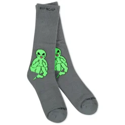 Ripndip Socks|Stocking Stuffers<Lord Alien Socks (Charcoal)
