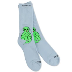 Ripndip Socks|Stocking Stuffers<Lord Alien Socks (Light Slate)