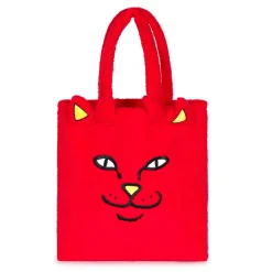 Ripndip Totes<Lord Devil Fluffy Tote  (Red)
