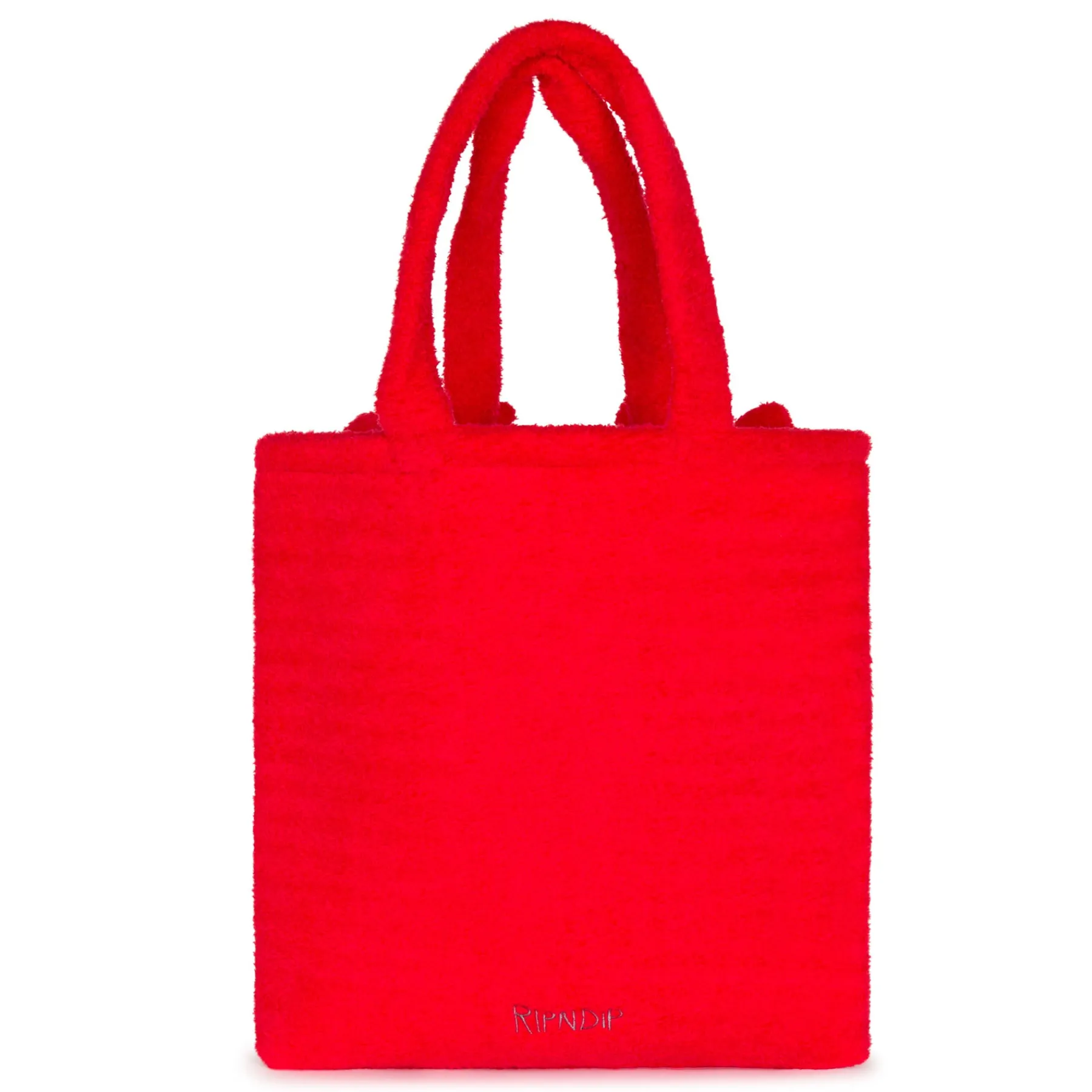 Ripndip Totes<Lord Devil Fluffy Tote (Red)
