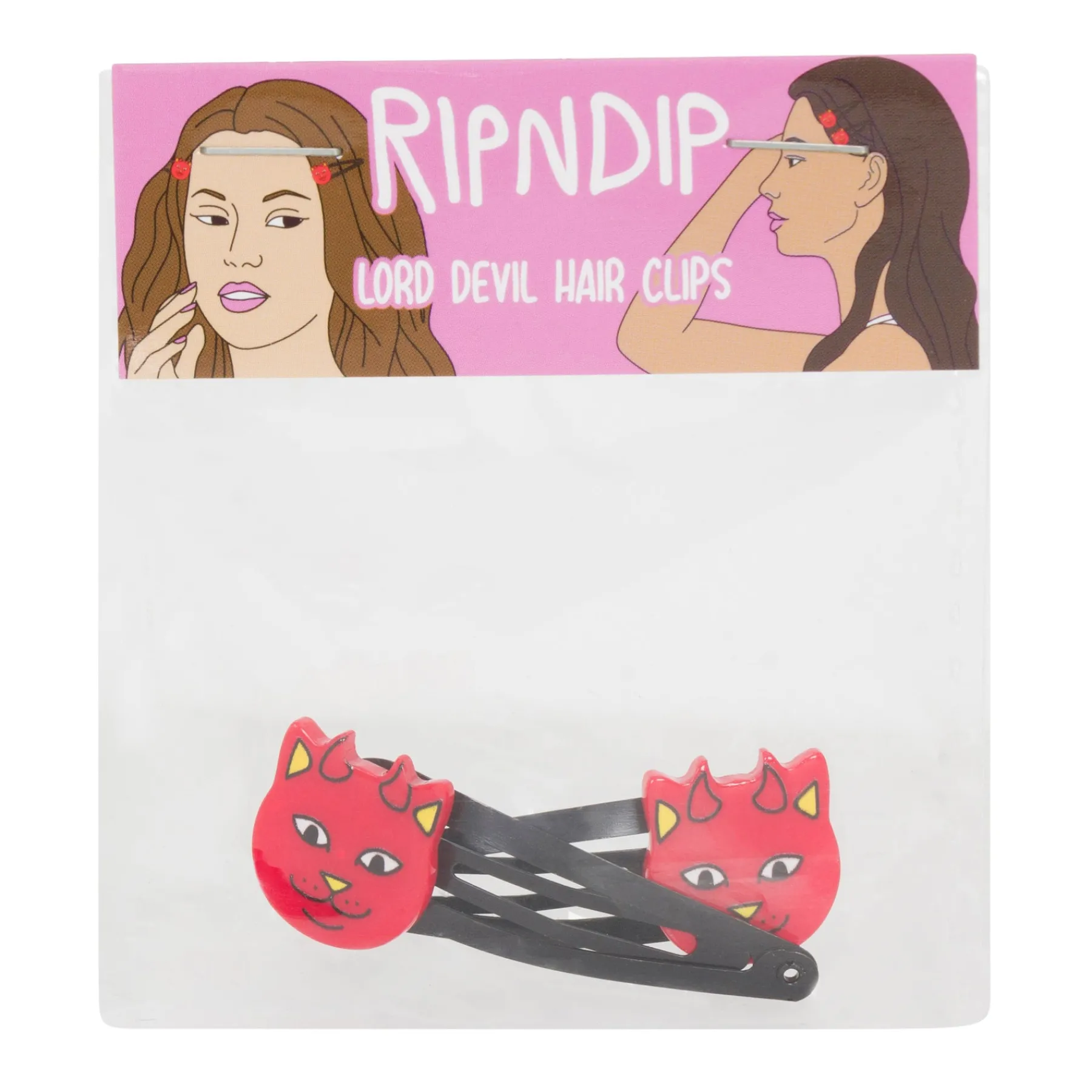 Ripndip Womens|Accessories<Lord Devil Hair Clip (Red)