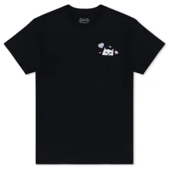 Ripndip Short Sleeve Tees|Lord Nermal Tees<Lord Nermal Amor Pocket Tee (Black)