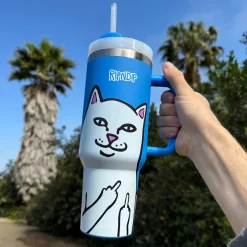 Ripndip Home Goods<Lord Nermal Big Ol Cup Tumbler (Blue)
