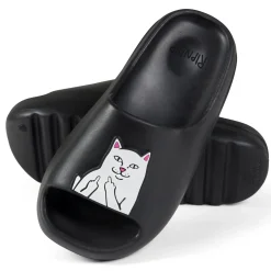 Ripndip Slides / Slippers|Shoes<Lord Nermal Cloud Slides (Black)