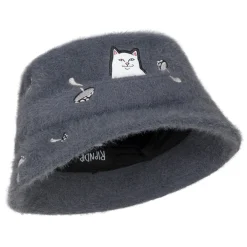 Ripndip Buckets<Lord Nermal Euphoria Sherpa Bucket Hat (Charcoal)