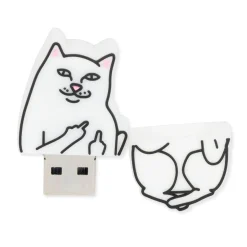 Ripndip Stocking Stuffers<Lord Nermal Flash Drive (White)