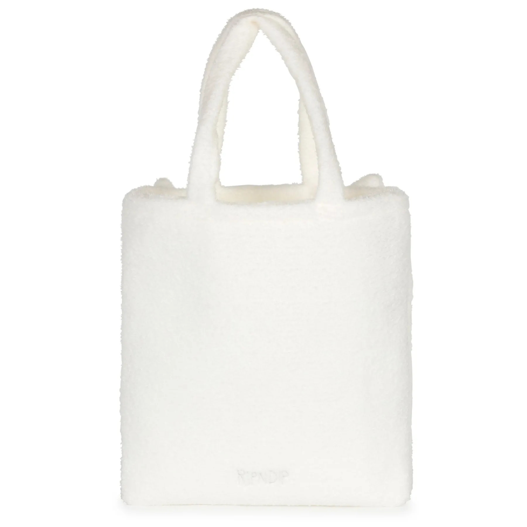 Ripndip Totes<Lord Nermal Fluffy Tote (White)