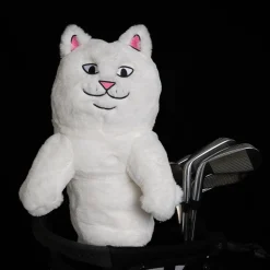Ripndip Stocking Stuffers|Home Goods<Lord Nermal Golf Club Cover (White)