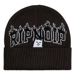 Ripndip Beanies<Lord Nermal Inferno Beanie (Black)