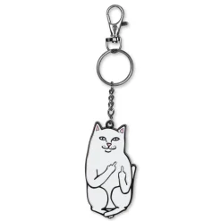 Ripndip Lanyards / Keychains<Lord Nermal Keychain (White)
