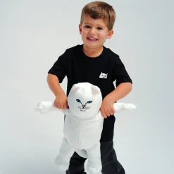 Ripndip Short Sleeve Tees|Lord Nermal Tees<Lord Nermal Kid Pocket Tee (Black)