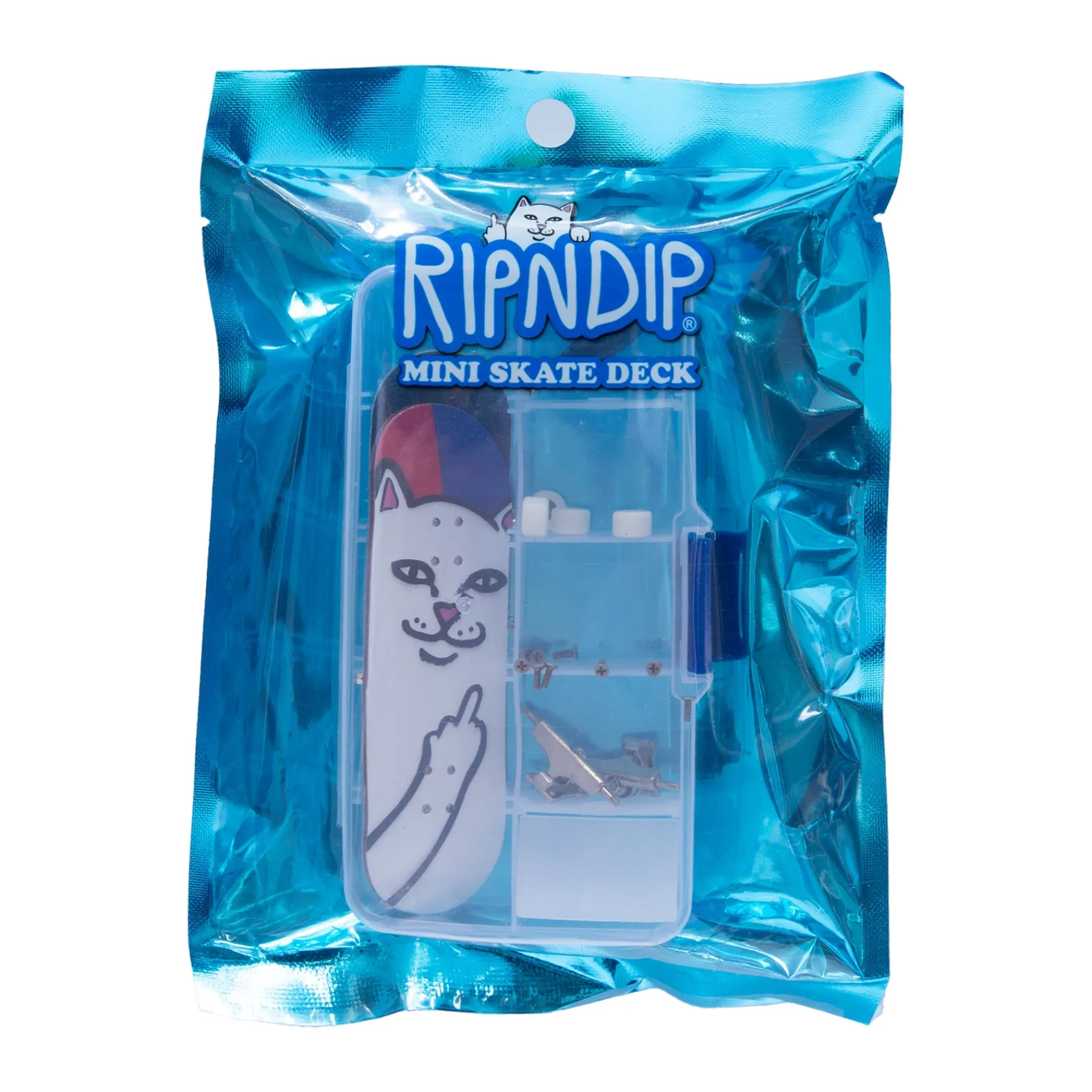 Ripndip Stocking Stuffers<Lord Nermal Mini Skateboard (Red/Blue)