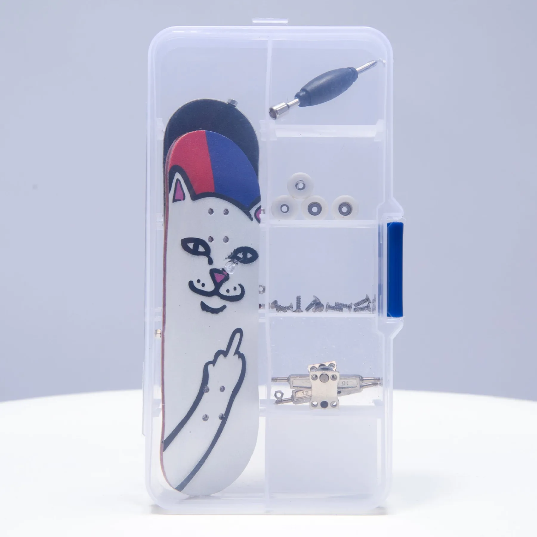 Ripndip Stocking Stuffers<Lord Nermal Mini Skateboard (Red/Blue)