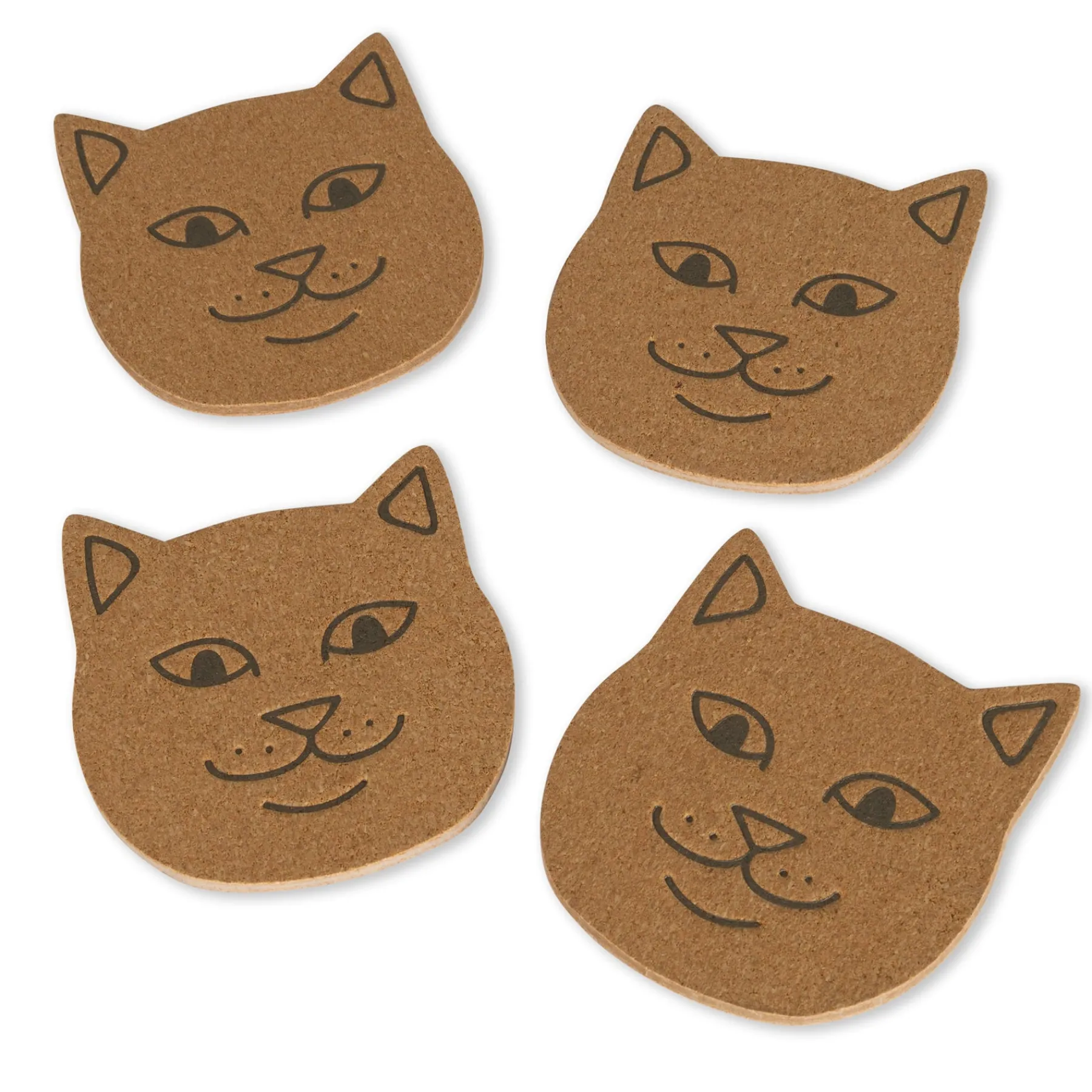 Ripndip Stocking Stuffers|Home Goods<Lord Nermal 4pc Coaster Set (White)