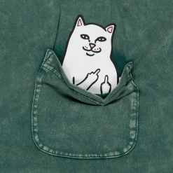 Ripndip Lord Nermal Tees|Short Sleeve Tees<Lord Nermal Pocket Tee (Hunter Mineral Wash)