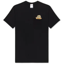 Ripndip Short Sleeve Tees|Lord Nermal Tees<Lord Nermal S Thompson Pocket Tee (Black)