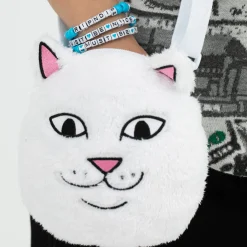 Ripndip Stocking Stuffers|Shoulder Bags<Lord Nermal Sherpa Crossbody Bag (White)