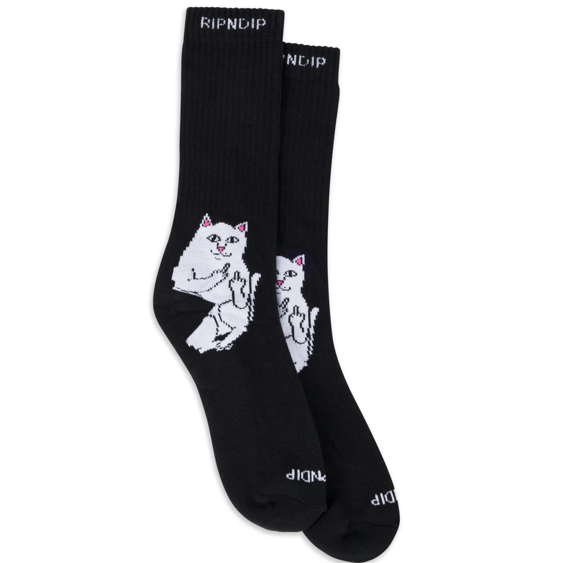 Ripndip Socks|Stocking Stuffers<Lord Nermal Socks (Black)