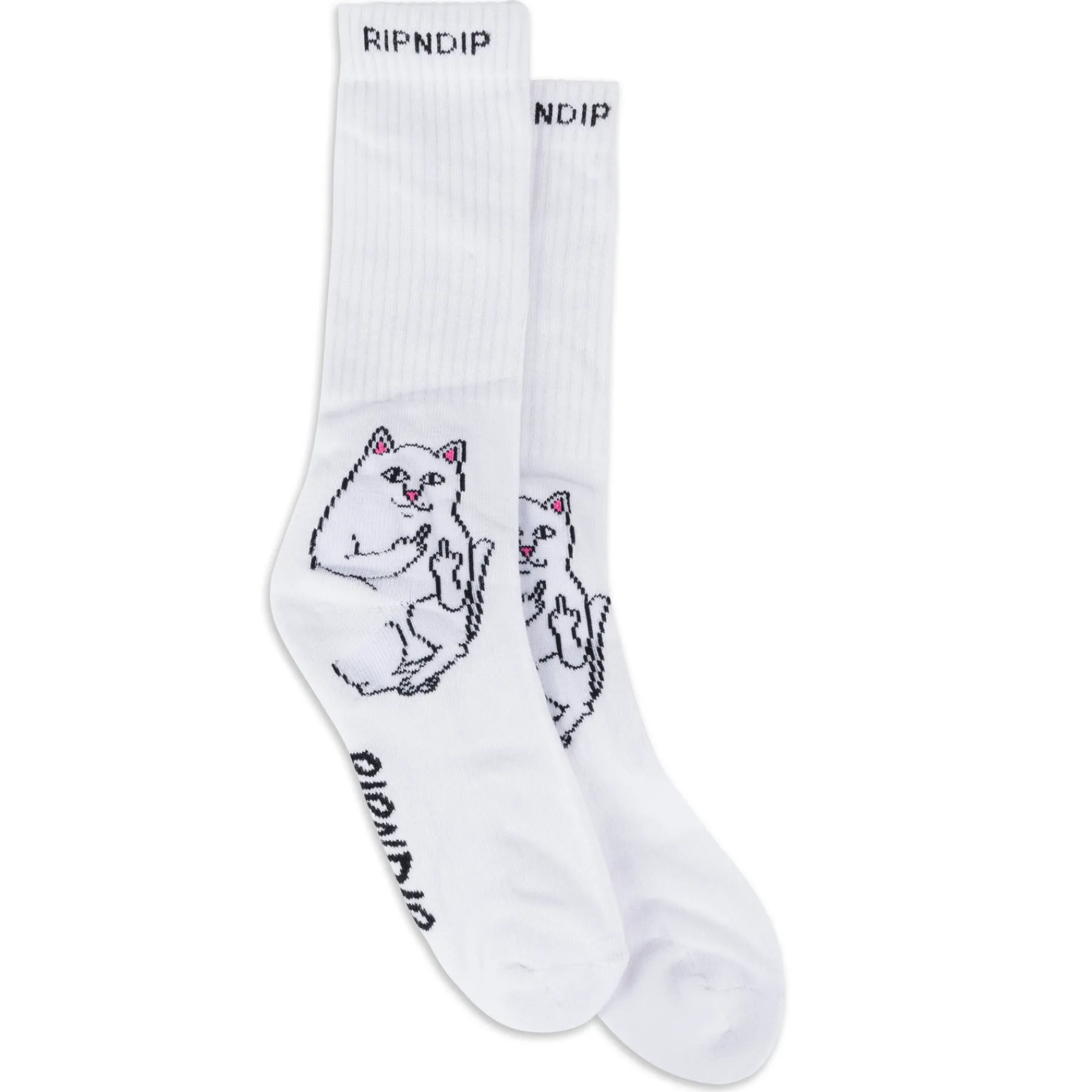 Ripndip Socks|Stocking Stuffers<Lord Nermal Socks (White)