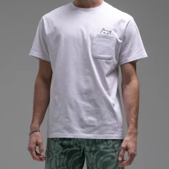 Ripndip Short Sleeve Tees|Lord Nermal Tees<Lord Nermal S/S Pocket Tee (White)