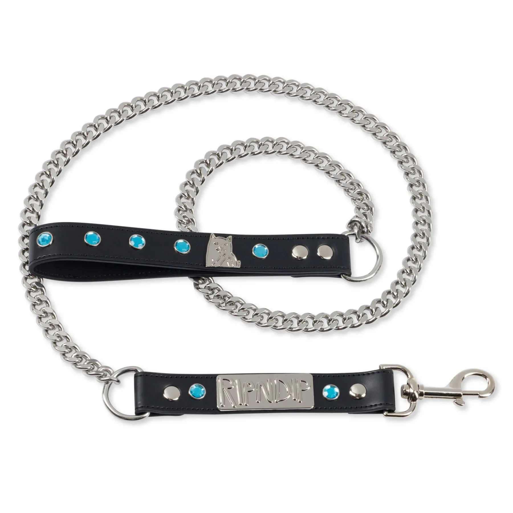 Ripndip Stocking Stuffers|Pet Supplies<Lord Nermal Studded Pet Leash (Black)
