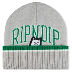 Ripndip Beanies<Lord Nermal Team Spirit Beanie (Green/Grey)