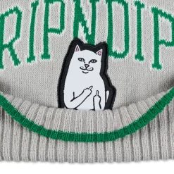 Ripndip Beanies<Lord Nermal Team Spirit Beanie (Green/Grey)