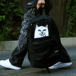 Ripndip Backpacks<Lord Nermal Velcro Hands Backpack (Black)