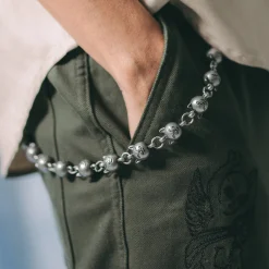 Ripndip Jewelry<Lord Nermal Wallet Chain (Silver)