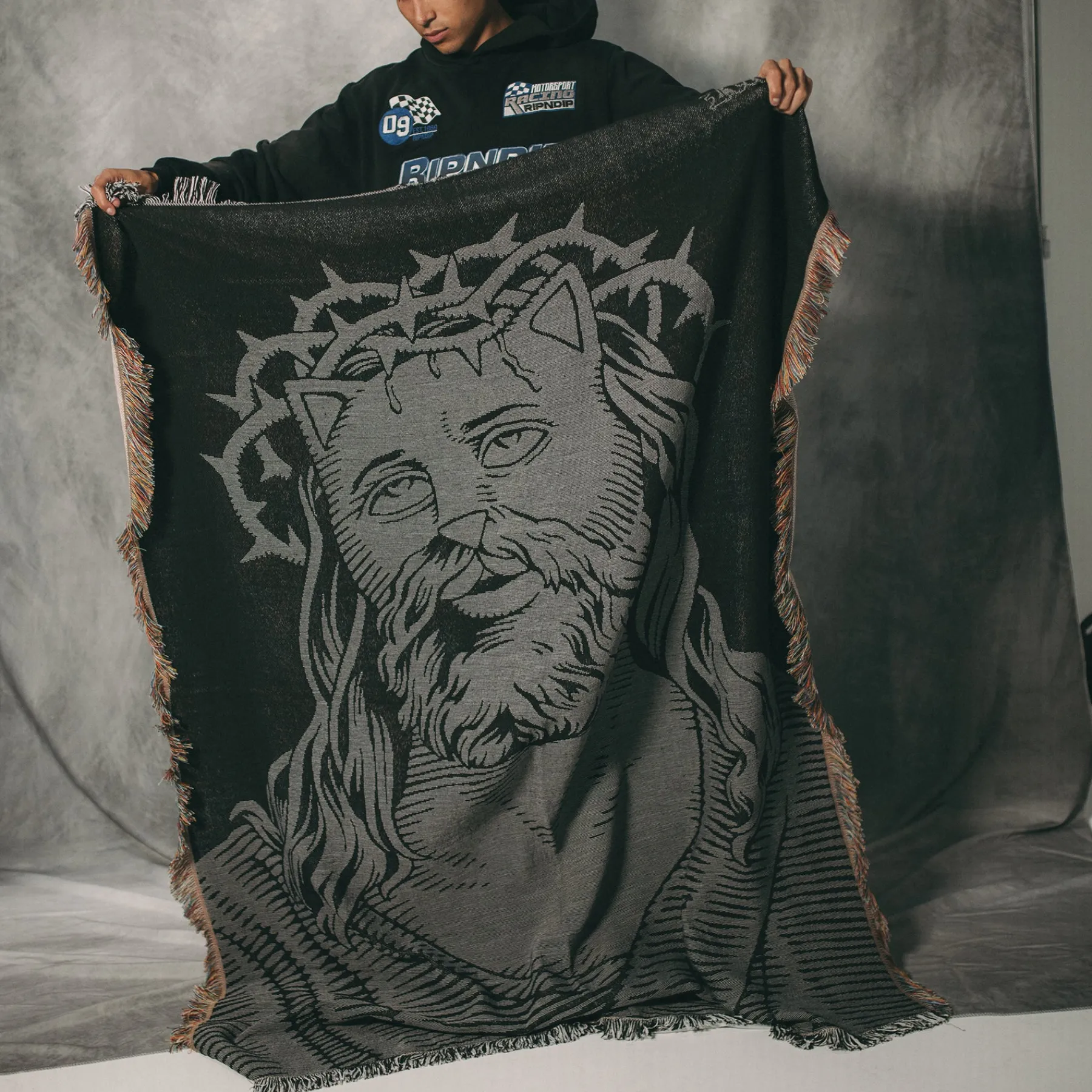 Ripndip Home Goods<Lord Savior Blanket (Black)