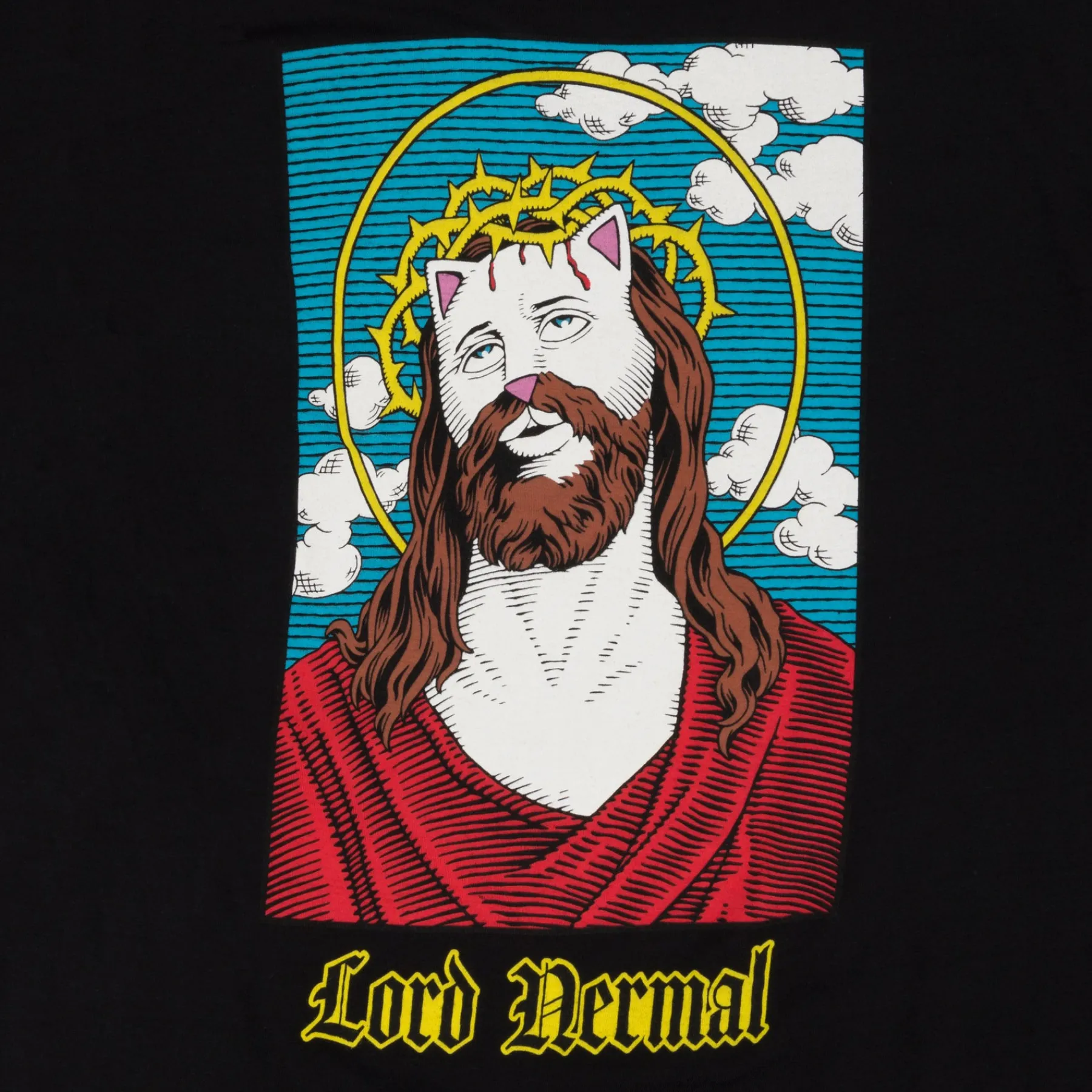 Ripndip Short Sleeve Tees<Lord Savior Nerm Tee (Black)