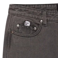 Ripndip Pants<Los Feliz Denim Pants (Charcoal Stone Wash)